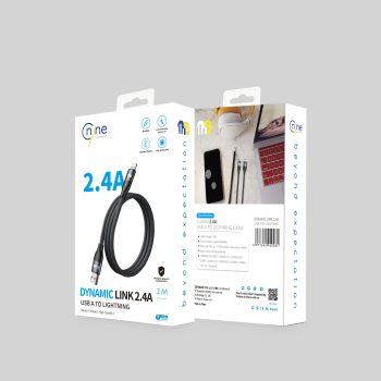 NINE CABLE   DYNAMIC LINK  2.4 A   USB A  TO LIGHTBING