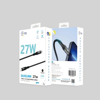 NINE CABLE DUOLINK  27 W  TYPE C  TO LIGHTBING