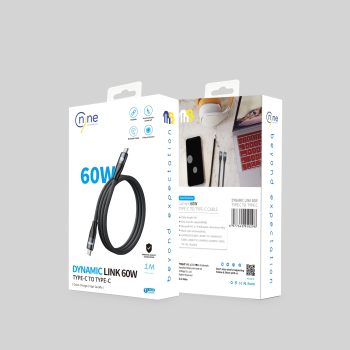 NINE CABLE   DYNAMIC LINK  60W  TYPE C TO TYPE C