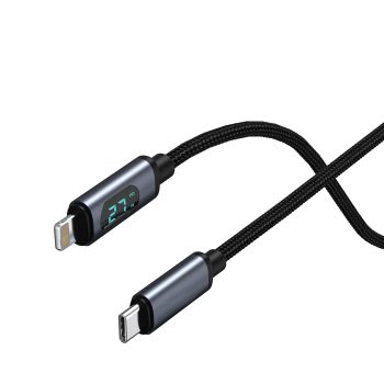 NINE CABLE SPARKEL DIGITAL  30 W  TYPE C  TO LIGHTNING