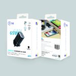 NINE USB WALL CHARGER  ONE PLUG TWO PORT  ( PD- USBA ) 65 W UK